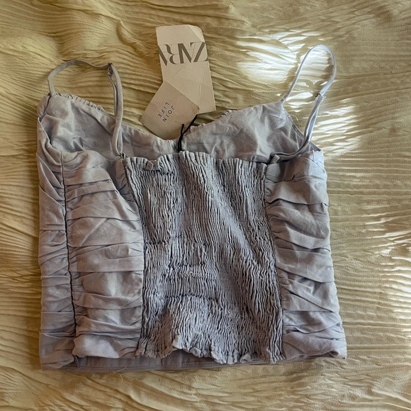 NWT Zara Cropped tank top - Picture 3 of 4